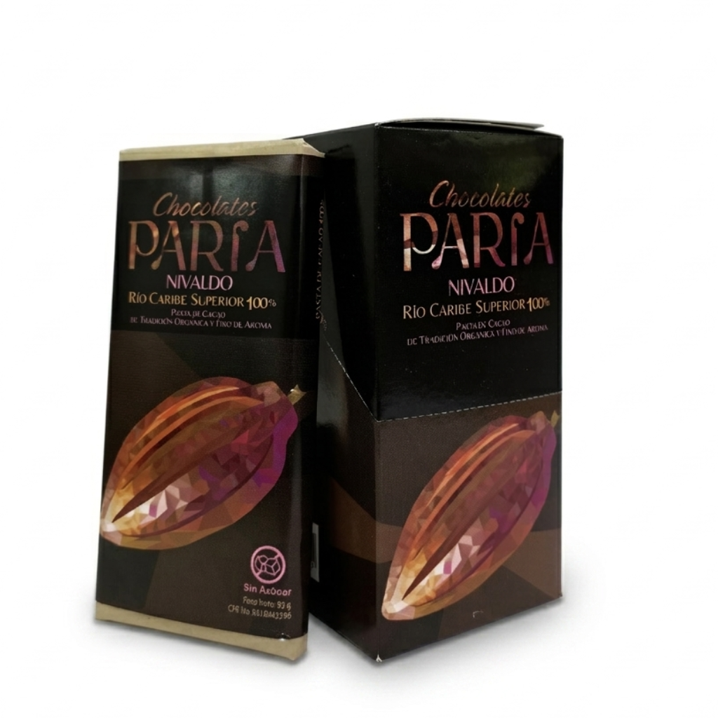 CAJA DE 12U PASTA DE CACAO 100%